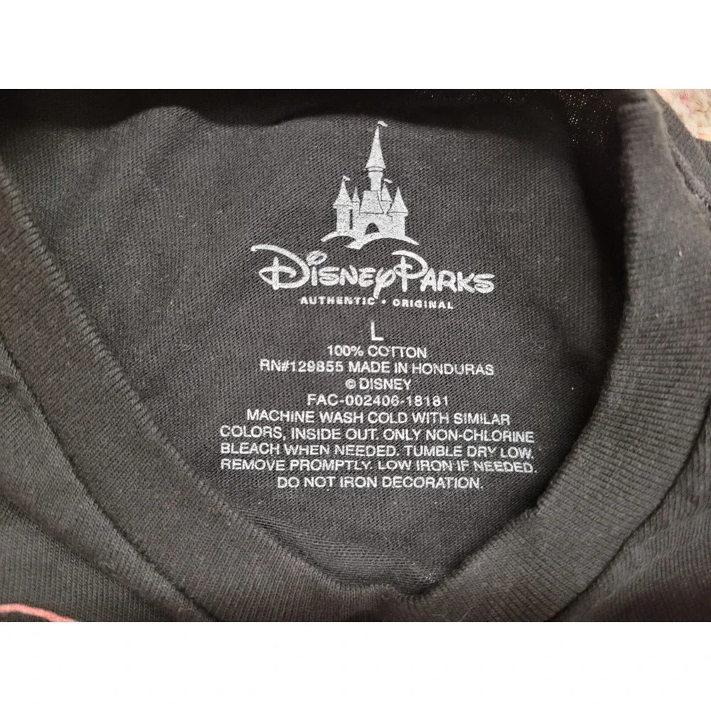 Disney Parks Shirt Kids Large Black Mickey Mouse Pumpkin Happy Halloween 2018